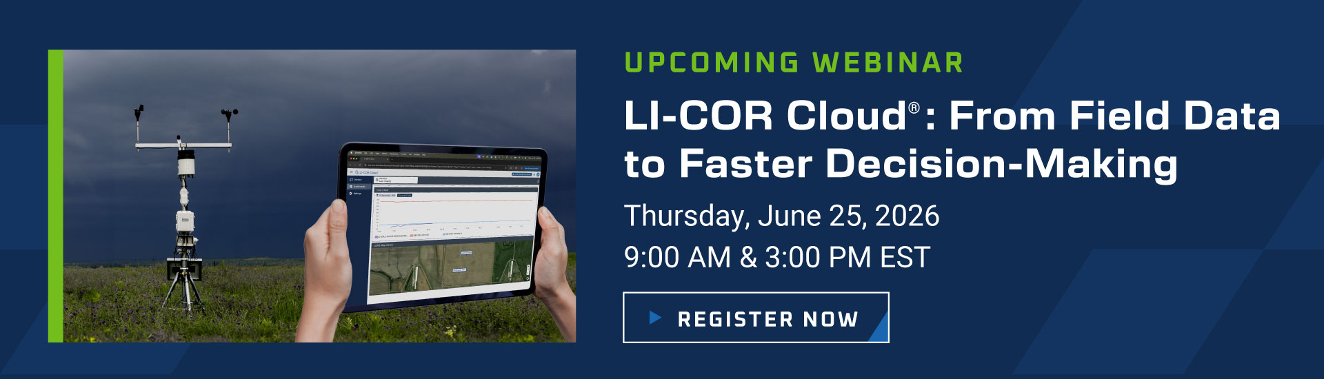 LI-COR Cloud webinar banner