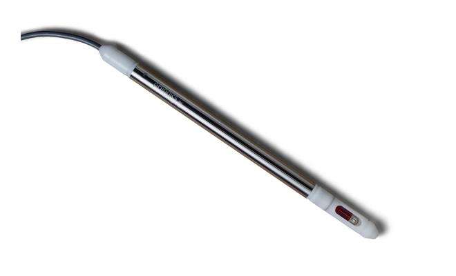 pHionics redox sensor on white background