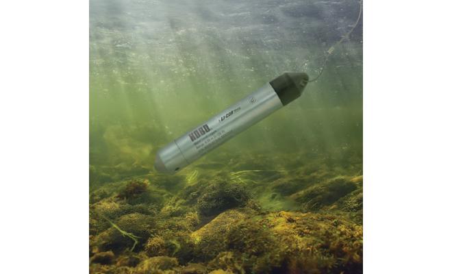 MX20 water level logger underwater