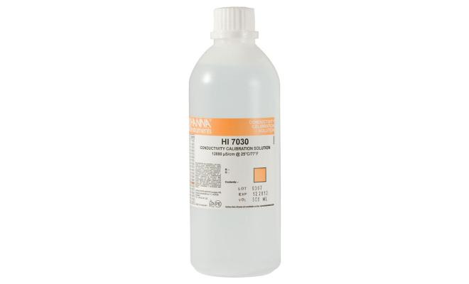 Hanna conductivity calibration solution bottle