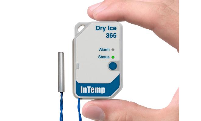 365-Day Dry Ice Temperature Logistics Monitoring CX603 | InTemp