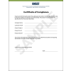 Sample Certificate of Compliance