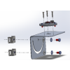 2003S leveling fixture mounted on bracket 
