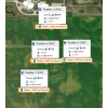 Map of LI-COR Cloud devices with widget view of measurements