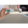 Data logger monitoring concrete slab installation