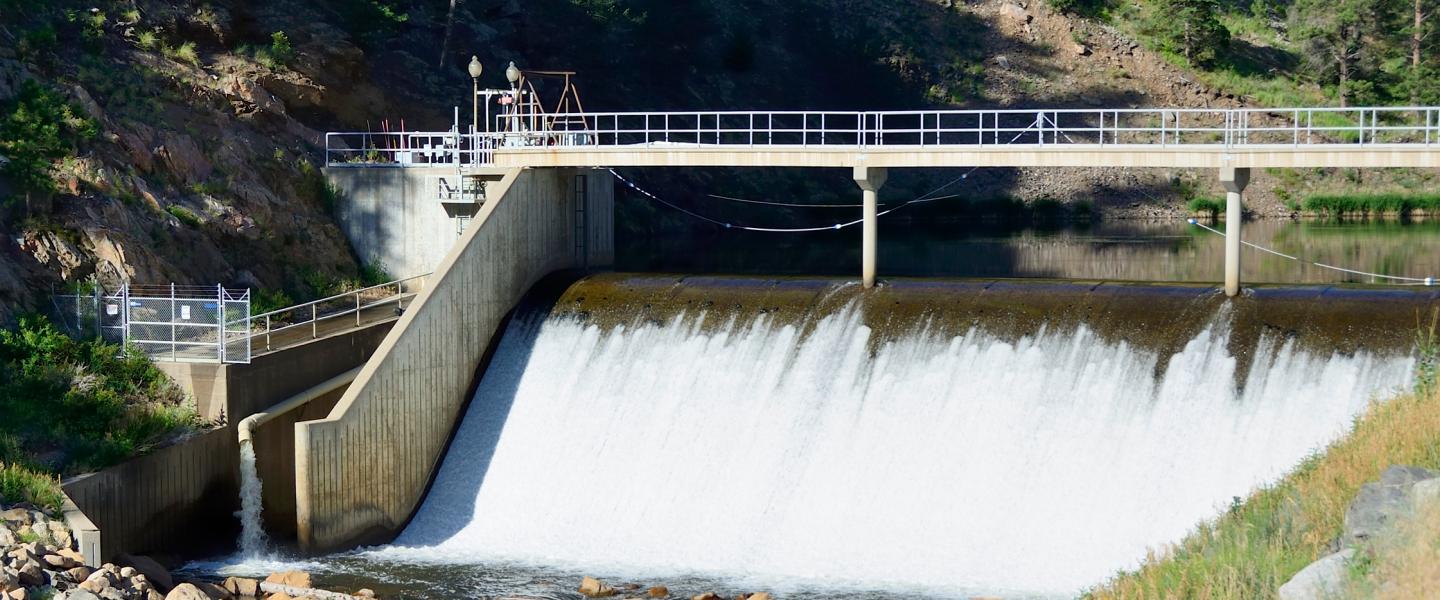 remote monitoring of water levels for dam management