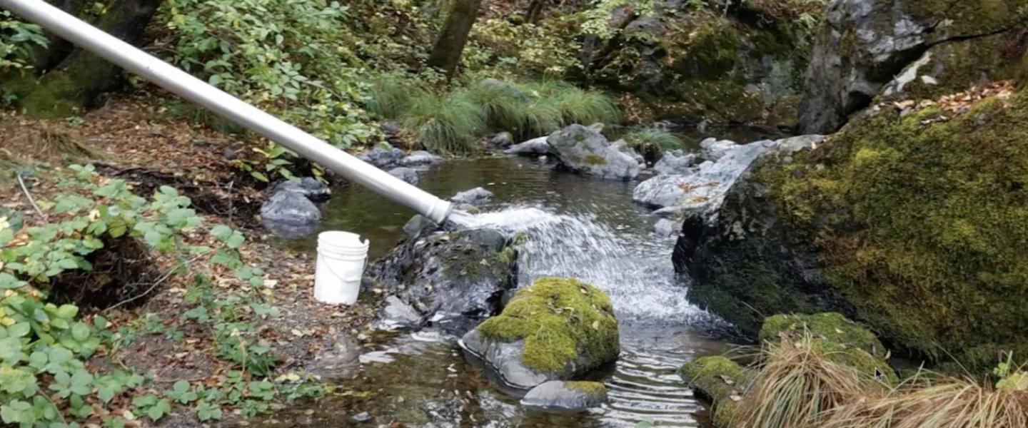 Studying the effects on juvenile salmonids using the HOBO U26