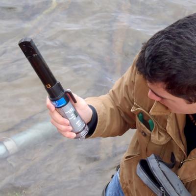 Self-contained loggers for temperature, water level, conductivity, salinity, dissolved oxygen, and light