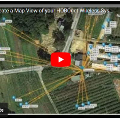 HOBOnet wireless sensor network video thumbnail view
