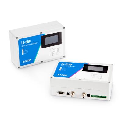 LI-COR Gas Analyzer devices measure CO2 