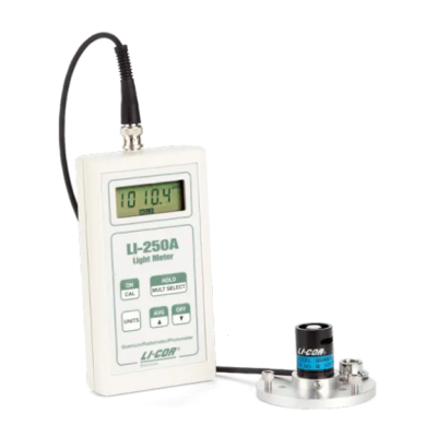 250Q light meter and 190R LICOR light sensor