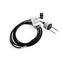 MX2310 studio photo - a small white device connected to 2 senor devices, connected by a long black cable.