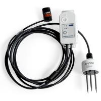 MX2311 studio photo - a small white device connected to 2 senor devices, connected by a long black cable.