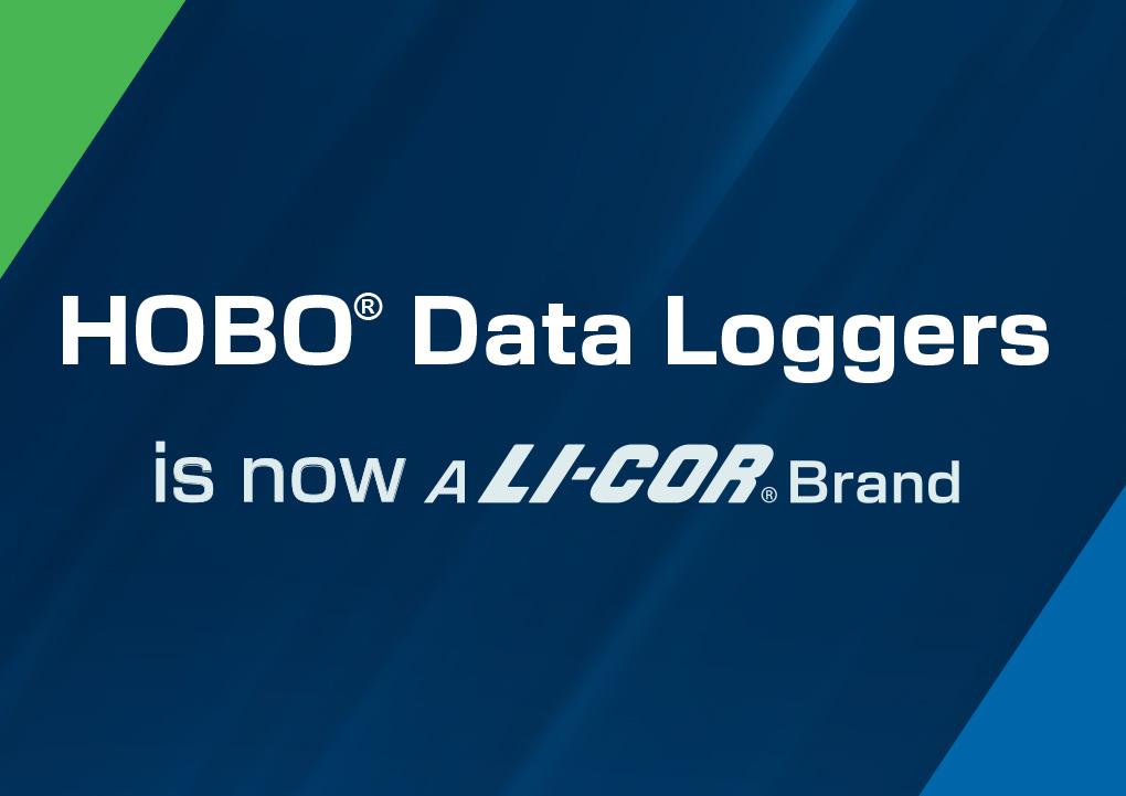 HOBO Data Loggers is now a LI-COR Brand